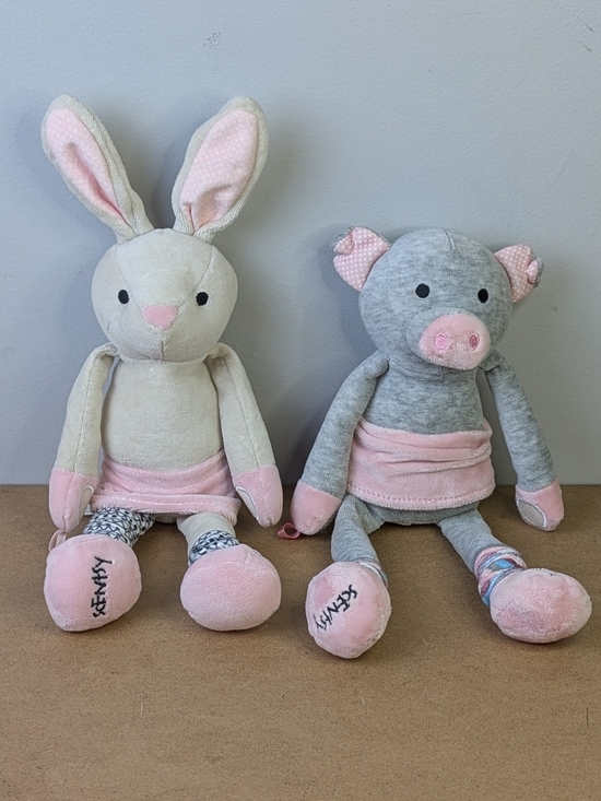 Scentsy Other - Scentsy Buddy Sidekick Plush Dolls, Rabbit & Pig Stuffed Animal Toys